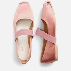 ❤️ VIRAL fav Love Shack Fancy 🩰✨ x GAP Satin Ballet ballerina Flats shoes sz 8.
